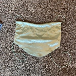 Silk tie top